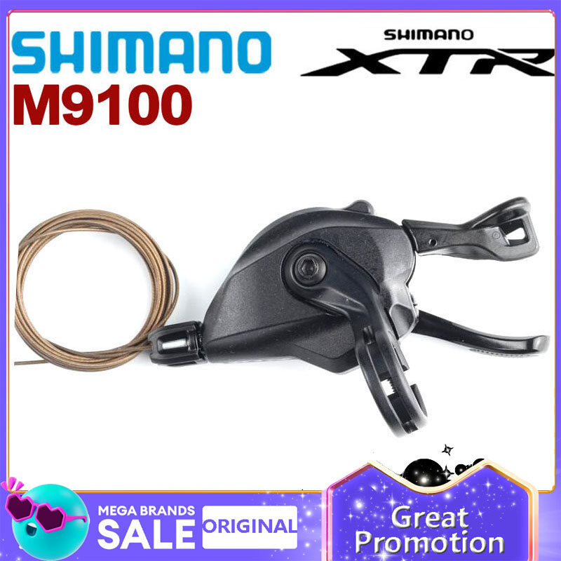 SHIMANO XTR SL M9100 Shifter 12 Speed MTB Clamp Ring Shifter l-Spec EV Shifter Rapidfire Plus Shift M9100 Shift Lever 1x12 Speed Bicycle Accessories store ราคา 2,849 บาท*ส่งฟรี