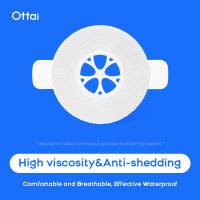 5Pcs Ottai CGM Sensor Special Fixing Stickers Anti-falling and Anti-collision Reinforcement stickers Waterproof and Breathable Bracket Type Fixing Stickers