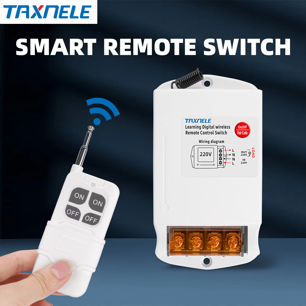 Công nghiệp công tắc điều khiển từ xa 1KM 3KM 5km 220V 380V Máy bơm nước không dây thông minh công suất cao hộ gia đình không dây thiết bị chuyển mạch điện