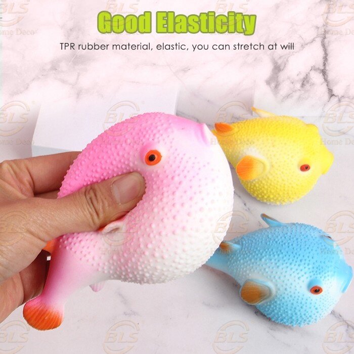 Pufferfish Stress Relief Squeeze Toy Soft Toys Children