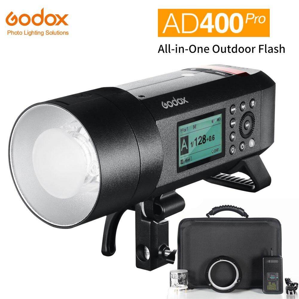 Godox AD400 Pro WITSTRO All-in-One Outdoor Flash AD400Pro Li-on Battery TTL HSS with Built-in 2.4G Wireless X System