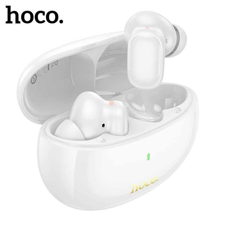 [2024]Hoco EQ17 Original 100% true wireless Earbuds Big HD Bass, Bluetooth 5.4, 6 hours with ANC Playtime ANC noise reduction answer calls Cancelling earbuds ราคา 990 บาท*ส่งฟรี