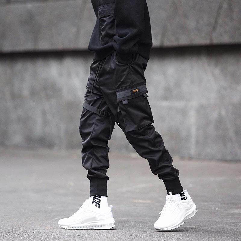 style black cargo pants