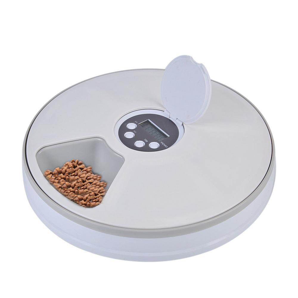 Lightsmile 6 Meal Automatic Pet Feeder Lcd Display For Cats Dogs