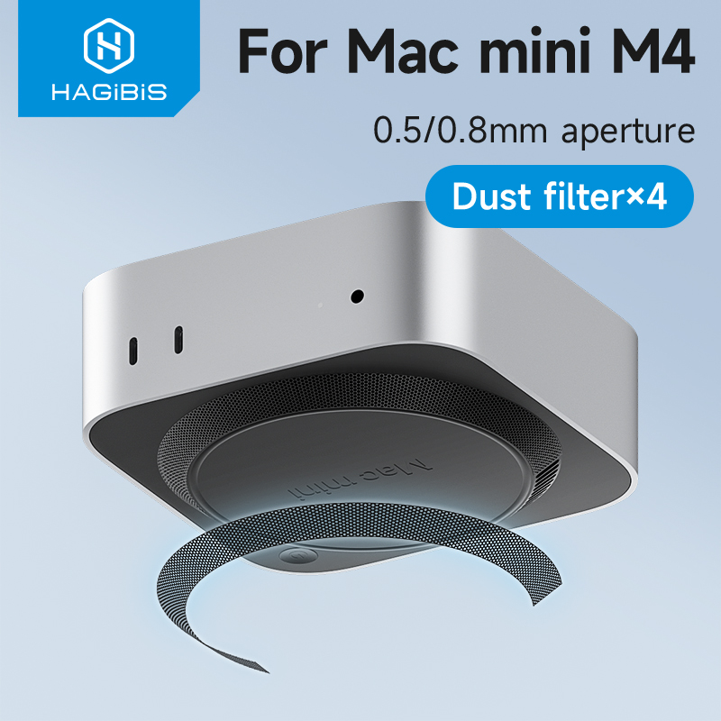 Hagibis Dust Mesh Filter for Mac mini M4/M4 Pro 2024 Dustproof Cover Net 4PCS Cooler Fan Dust Filter Computer Mesh PVC Cover Giá 72,900 Đồng*Miễn phí vận chuyển