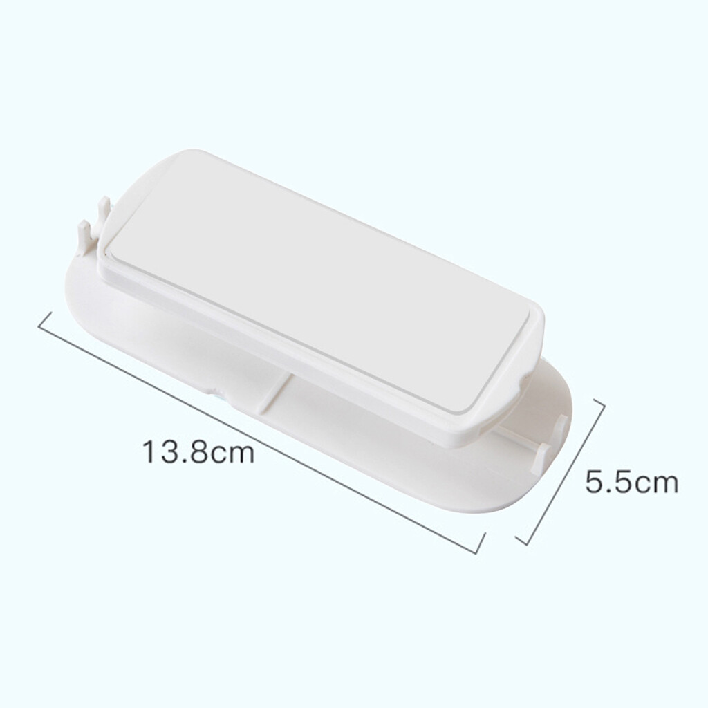 Baoblazeelf Giá Đỡ Dải Điện Dính, Bộ Cố Định Ổ Cắm Cố Định Gắn Tường