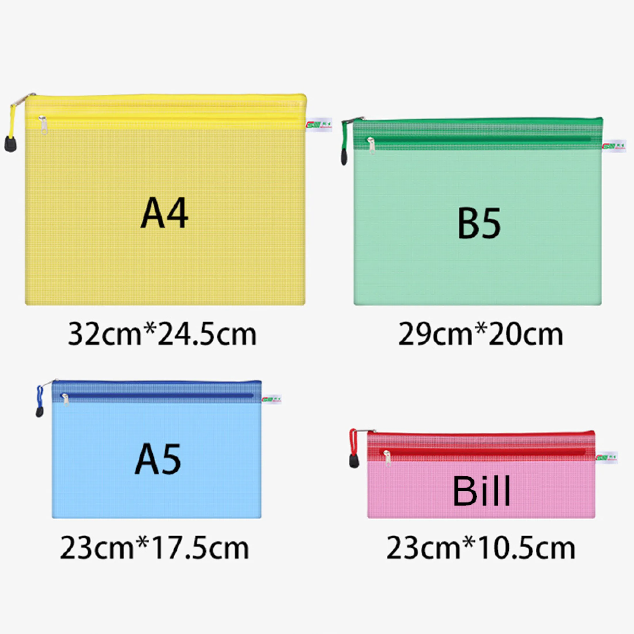 Double Layer Document Folder Thicken Pp A4 A5 Bill B5 File Bag Office Paper Organizers Lazada Singapore
