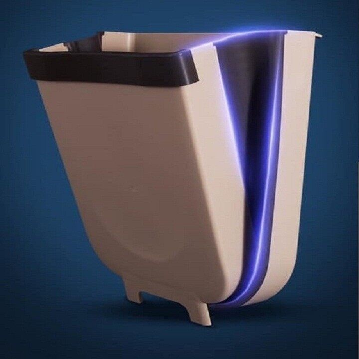 Thùng Rác Thông Minh Gấp Gọn Modosa Treo Tủ Nhà Bếp, Trên Ô Tô Tiện Lợi - Hàng Chính Hãng