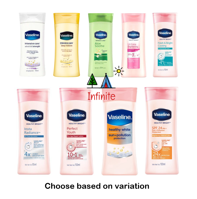 Gambar Vaseline Intensive Care  Healthy White Body Lotion (95ml 100ml 120ml 250ml)