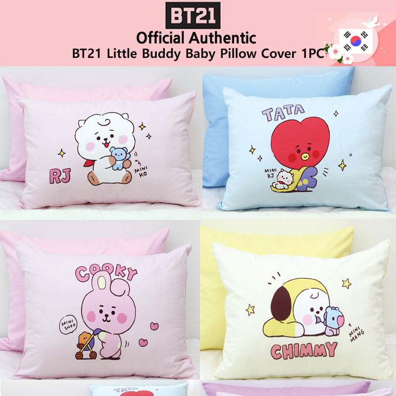 Bts bt21 vỏ gối đệm em bé little buddy chính thức vỏ gối ga trải giường chính hãng