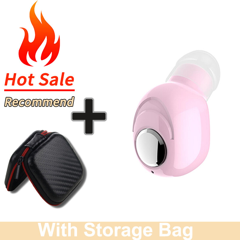 Vaorlo bluetooth mini Tai nghe trong tai di động vô hình độ trung thực cao không dây Tai nghe kèm Micro tai nghe thể thao điện tử rảnh tay cho tất cả điện thoại thông minh