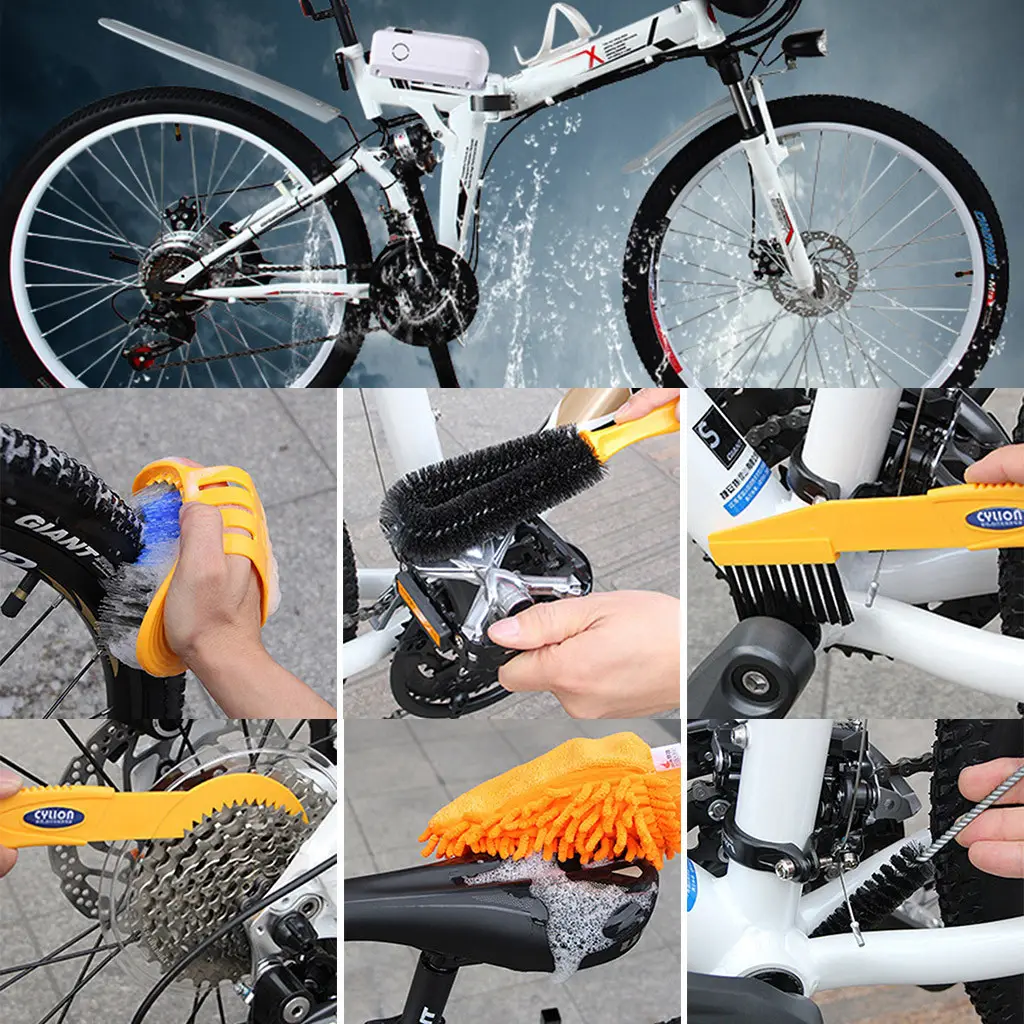 cycle cleaning brushes