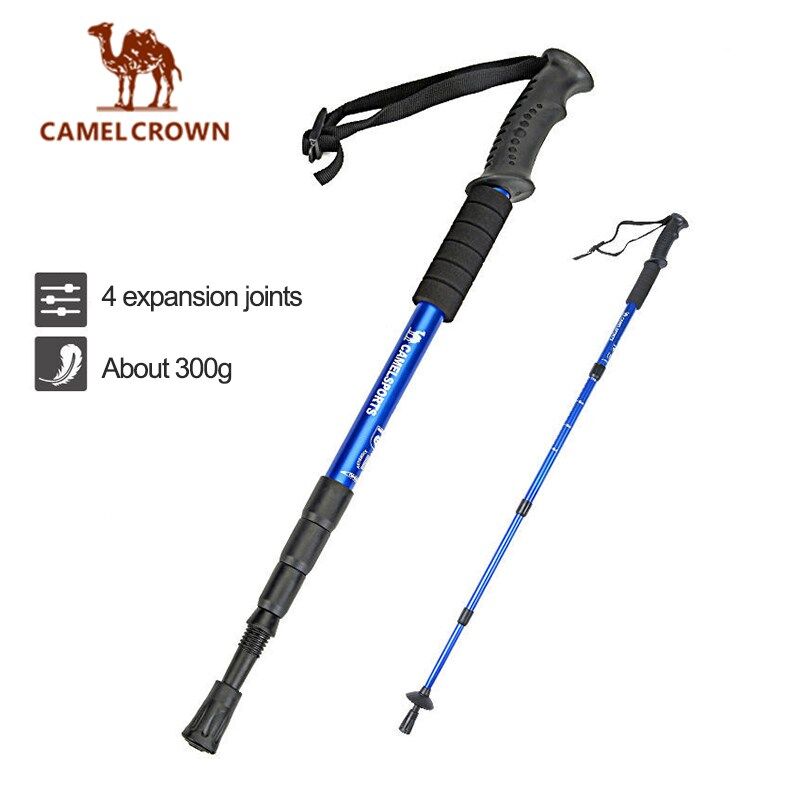 CAMEL Gậy leo núi cầm tay có đèn led đi bộ đường dài CRWON-INTL