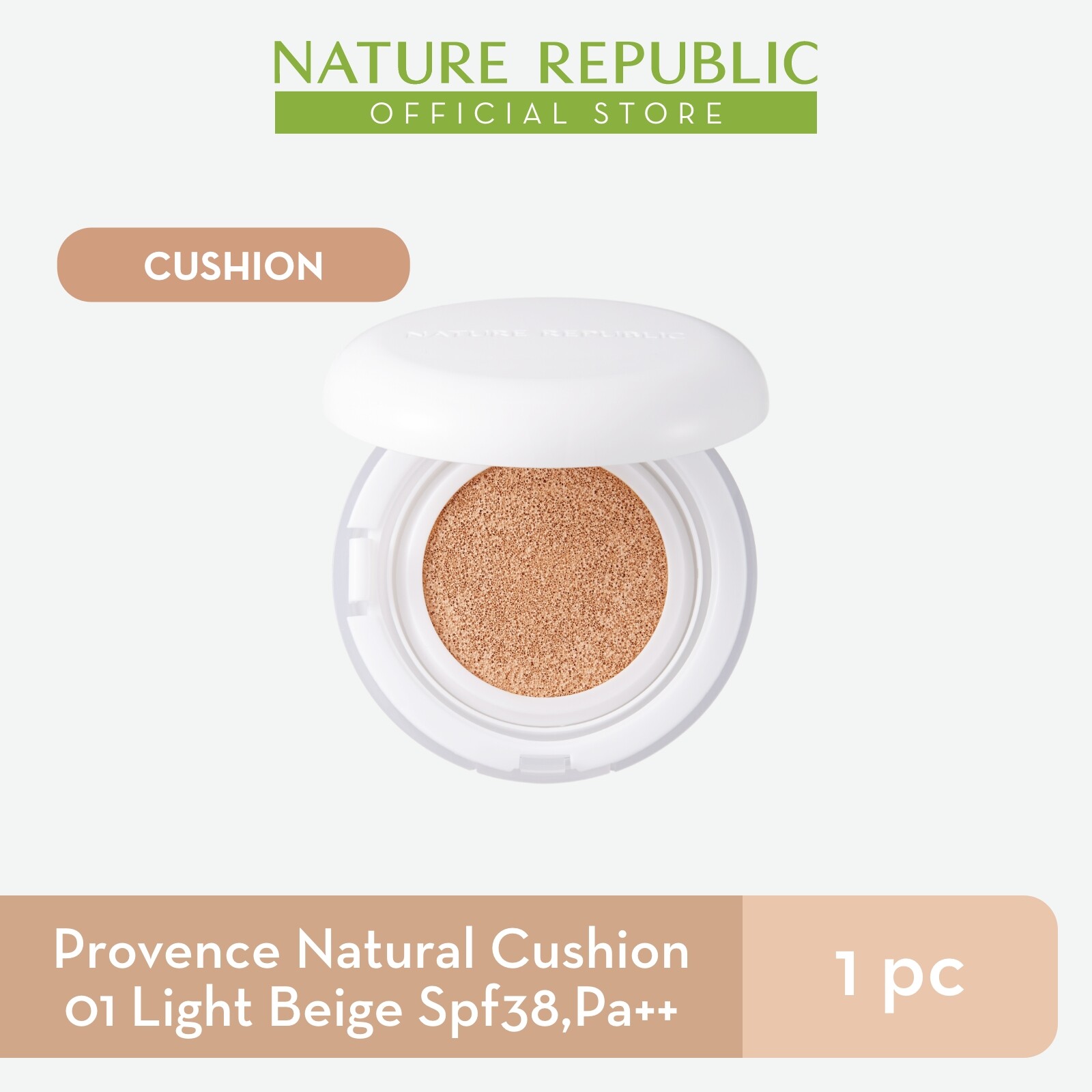 Gambar Nature Republic Provence Natural Cushion Spf38,Pa++