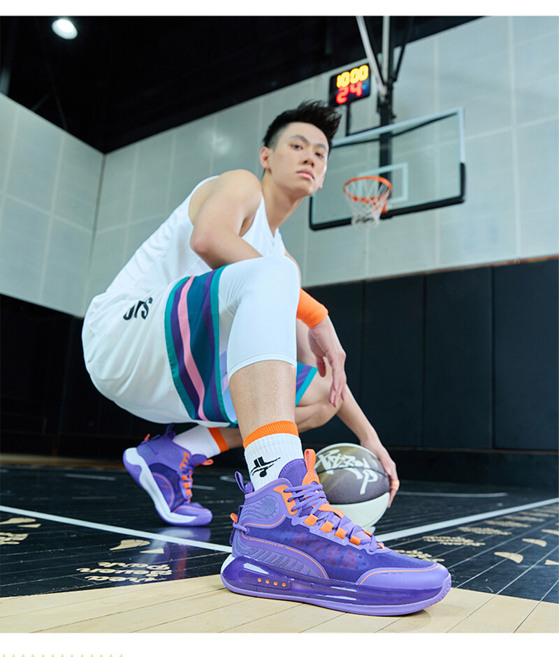 Xtep [Jeremy Lin] Men's High-top Basketball Shoes Shock-absorbing
