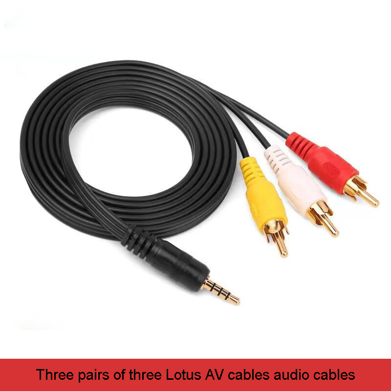 3 cặp cáp âm thanh 3av, cáp DVD, Bộ Bộ chuyển đổi tín hiệu tín hiệu TV cáp video