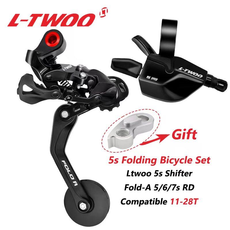 Ltwoo Xe Đạp Gấp 5 6 7 8 9 10 Tốc Độ căng xe đạp Cho Brompton Xe Đạp Truyền 5-10S Shifter Cáp Đòn Bẩ