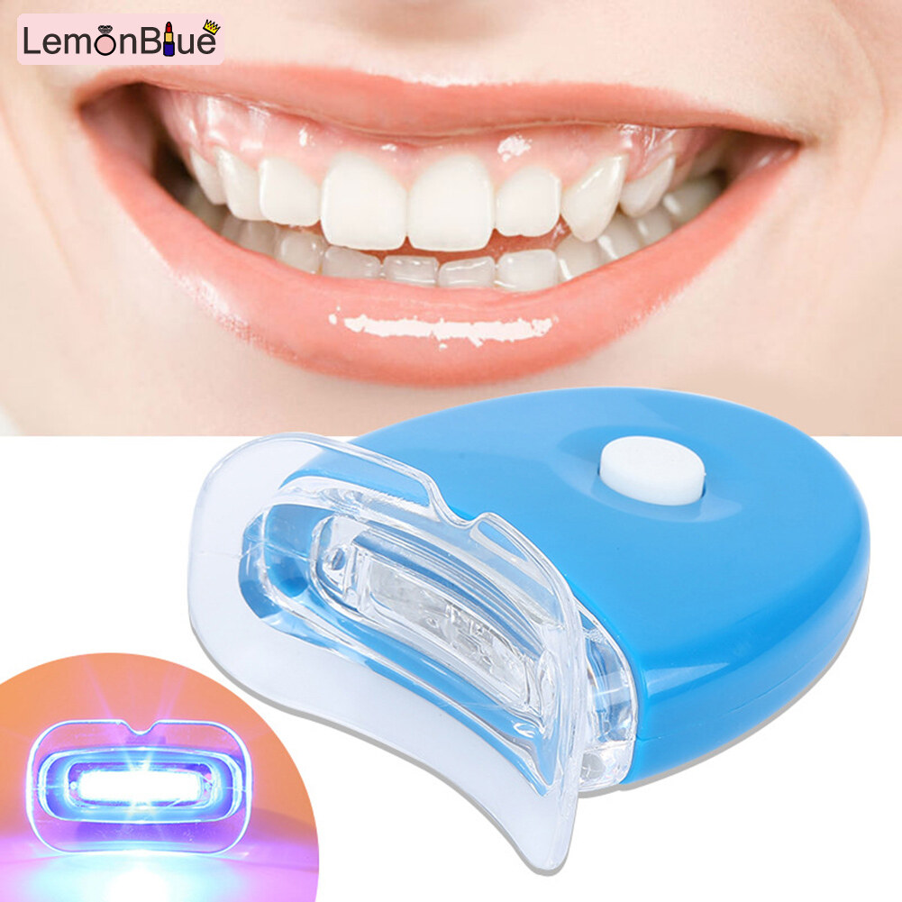Gambar LemonBlue Teeth Whitening Instrument Built in LEDs Lights Accelerator Light Mini LED Teeth Whitening Lamp Teeth Bleaching Device