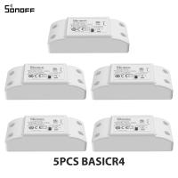SONOFF WiFi Smart Switch BASICR4 with ESP32 Chip Magic Switch Mode Light Switch eWeLink APP Group Control Switch Module Smart Home Switch Voice Control Smart Timing