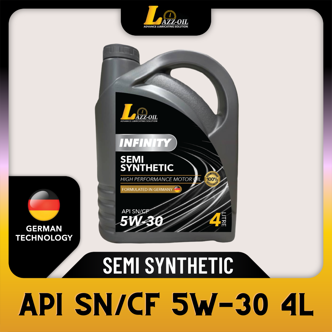 Lazz OiL Semi-Synthetic Lubricants 5w30 SN/SF Car Engine Oil 4Litre