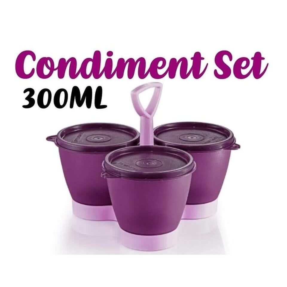 Gambar TUPPERWAVE Blossom Condimate Set Bowl (3) 300ml
