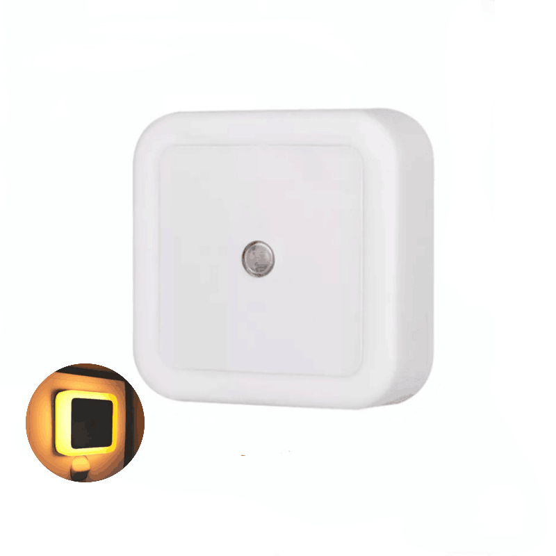 Đèn ngủ LED cảm ứng tự động bật/tắt cho phòng ngủ ngủ ngủ Led cắm đèn tường tự động treo tường mini đèn Đèn ngủ đèn cảm biến 110V-220V, 0.5W