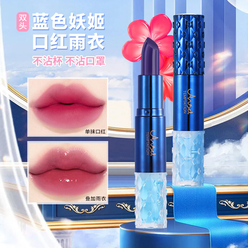 Gambar Tik tok COD lipstik lipstik viral di tik tok 2022 murah lipstik matte tahan lama anti air 24 jam ori