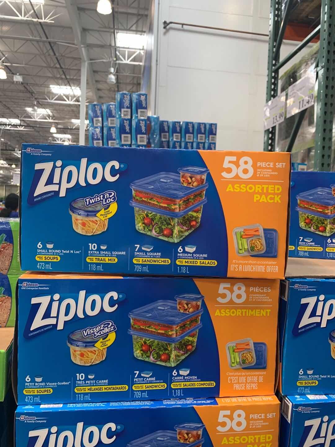 costco ziploc containers
