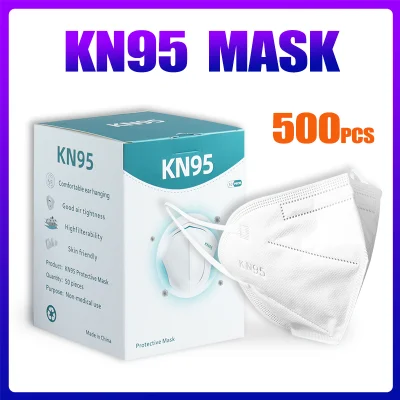 ZOCN 500PCS KN95 Mask Face 5 ply Protection KN95 Mask Washable N95 Mask Reusable Protection 5-Layers (2)