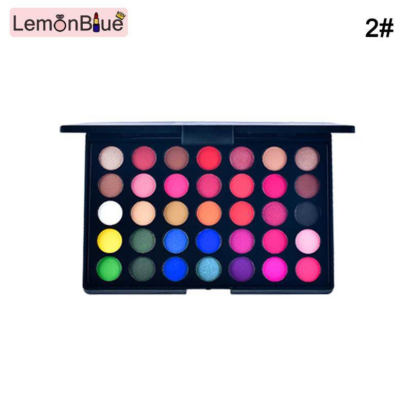 Gambar LemonBlue 35 Colors Eyeshadow Makeup Pallete Matte Shimmer Lasting Silky Powder Makeup Set