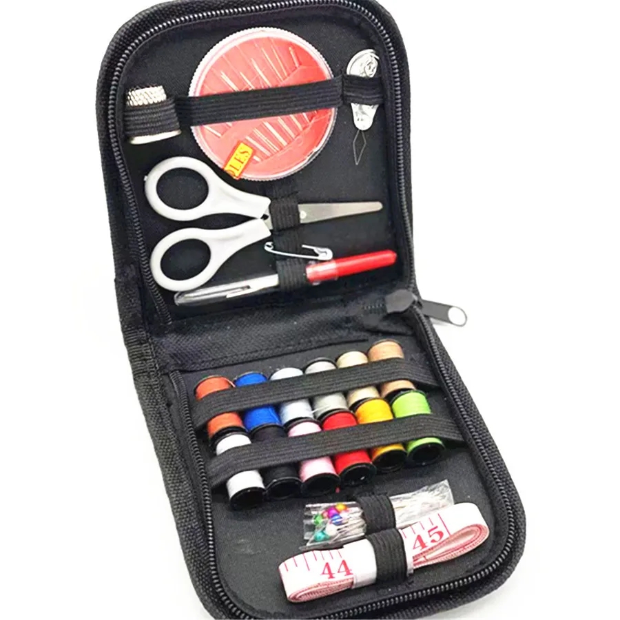 1Set Sewing Kit Thimble Thread Scissors Tape Measure Needles & More - Perfect for Household Sewing Projects