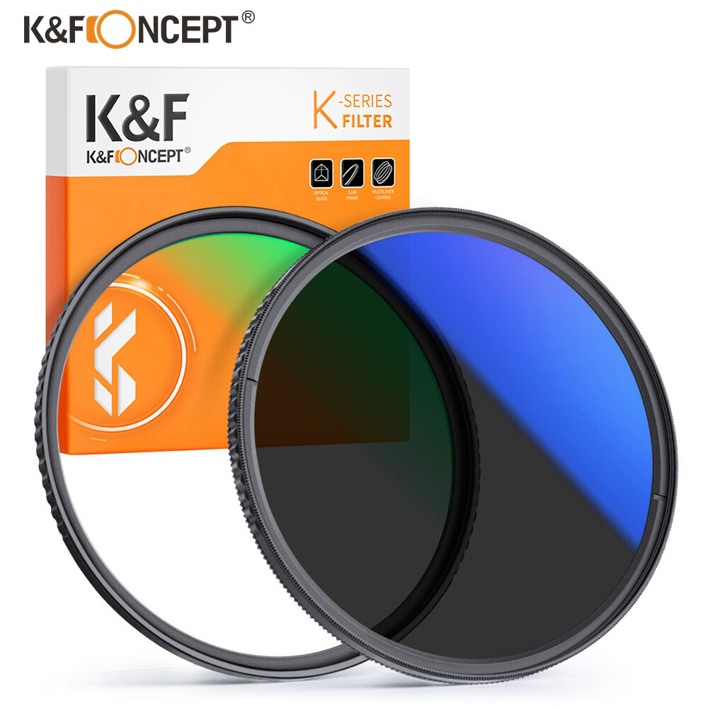 K & f concept 2 bộ kính lọc mcuv + cpl kính lọc ống kính máy ảnh phân cực tròn 49mm 52mm 55mm 58mm 62mm 67mm 72mm 77mm 82mm