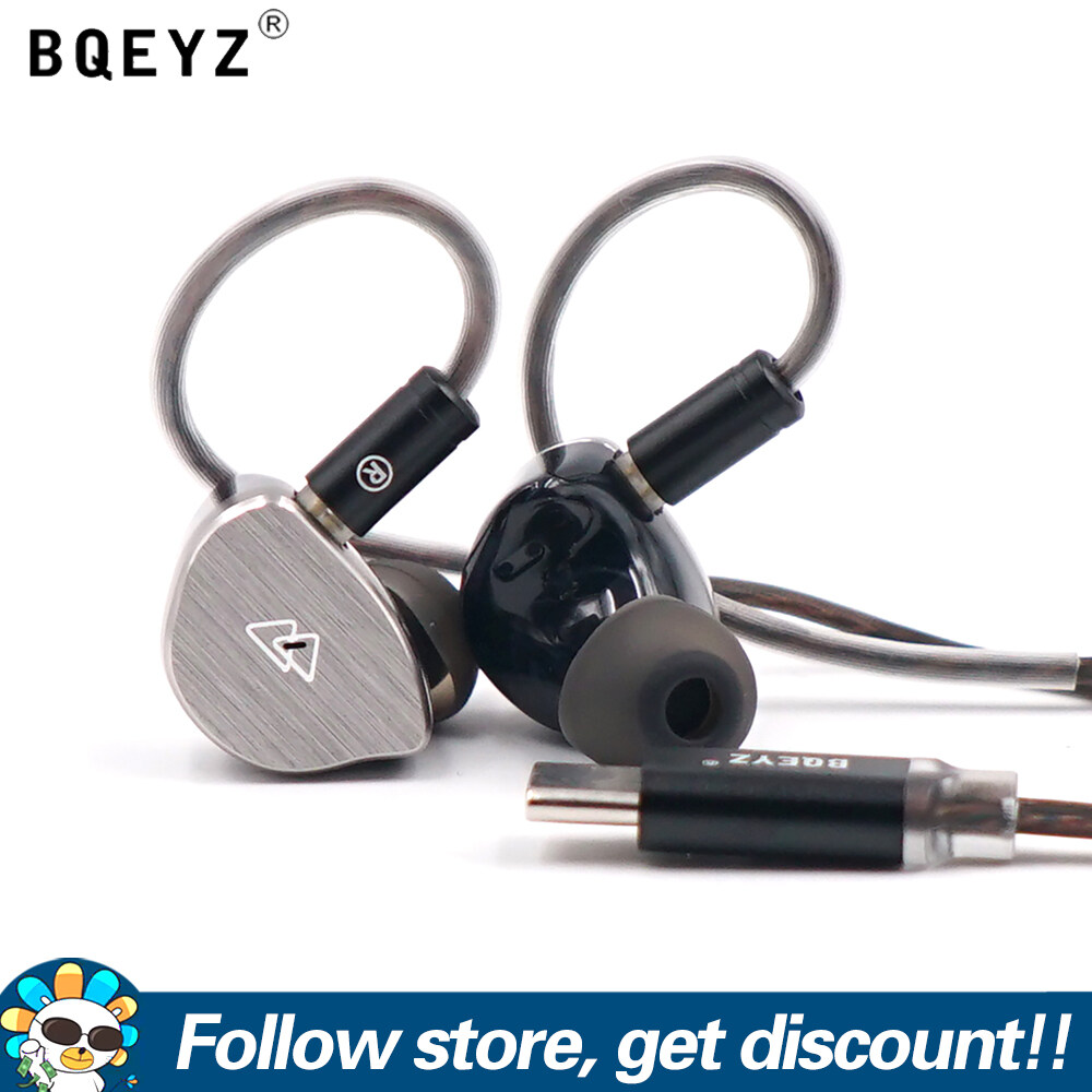 Bqeyz Tai nghe nhét tai Bq10 tai nghe tai nghe chụp có dây dàn hi-fi trầm điều chỉnh trung tính bầu