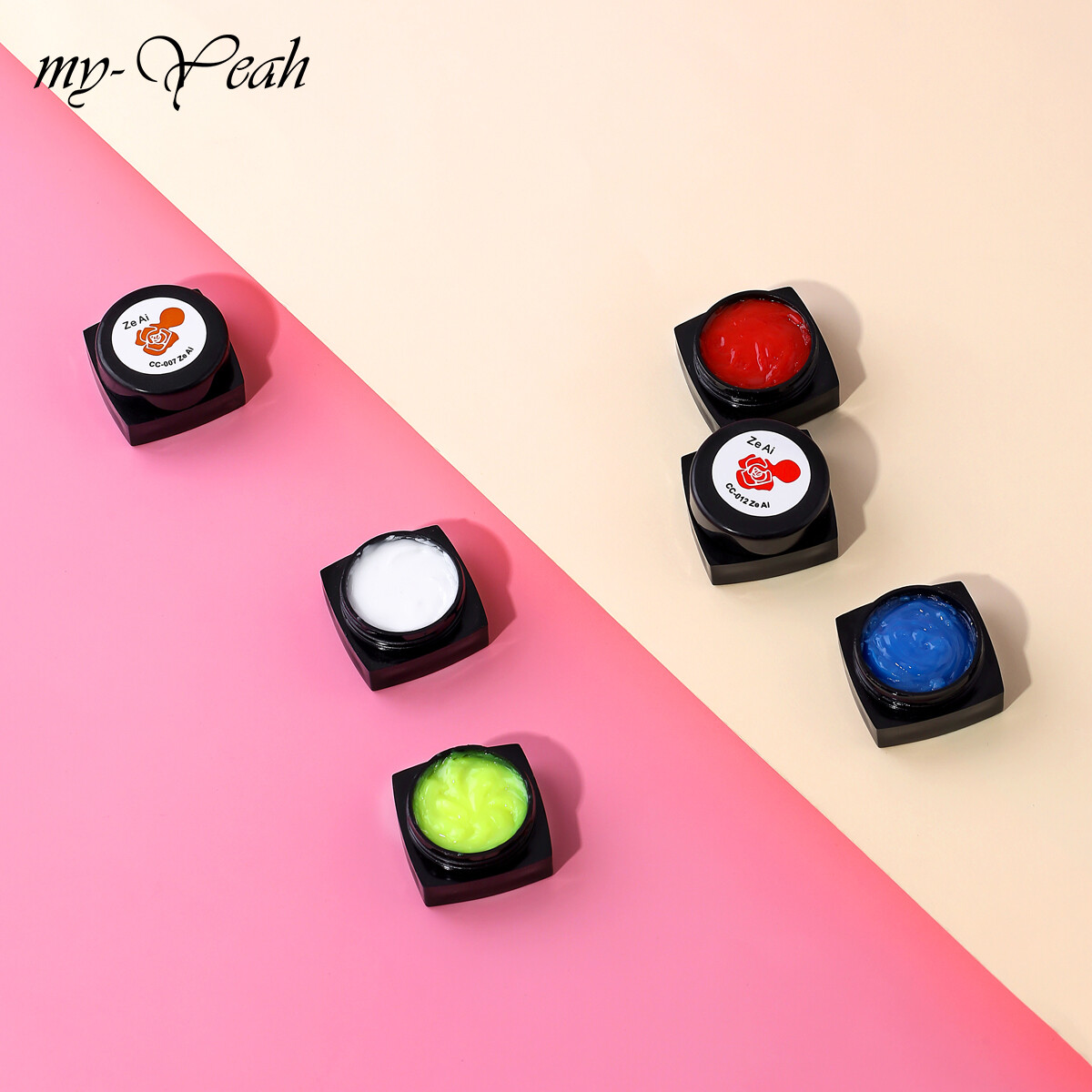 myyeah Điêu Khắc Vẽ 12 Màu, Dụng Cụ Làm Móng Tay Vẽ Tranh Khắc Hoa Thiết Kế Họa Tiết 3D Tự Làm Móng Nghệ Thuật