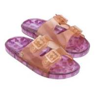 ขาตั้งกล้องรองเท้า Melissa 9สีสำหรับผู้หญิงผู้หญิงรองเท้าแตะผู้หญิงแบบพื้นบางรองเท้าแตะชายหาดที่รัดคู่ในชีวิตประจำวัน