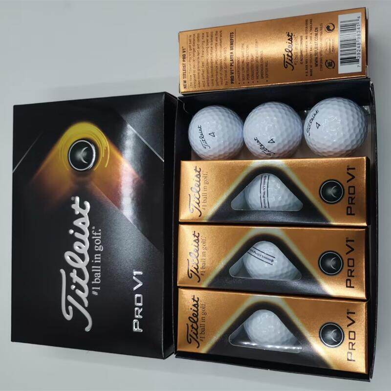 12 bức ảnh một hộp ProV1 Bóng chơi golf Golf cạnh tranh hai quả cầu thực hành Golf Bóng cho các môn thể thao ngoài trời