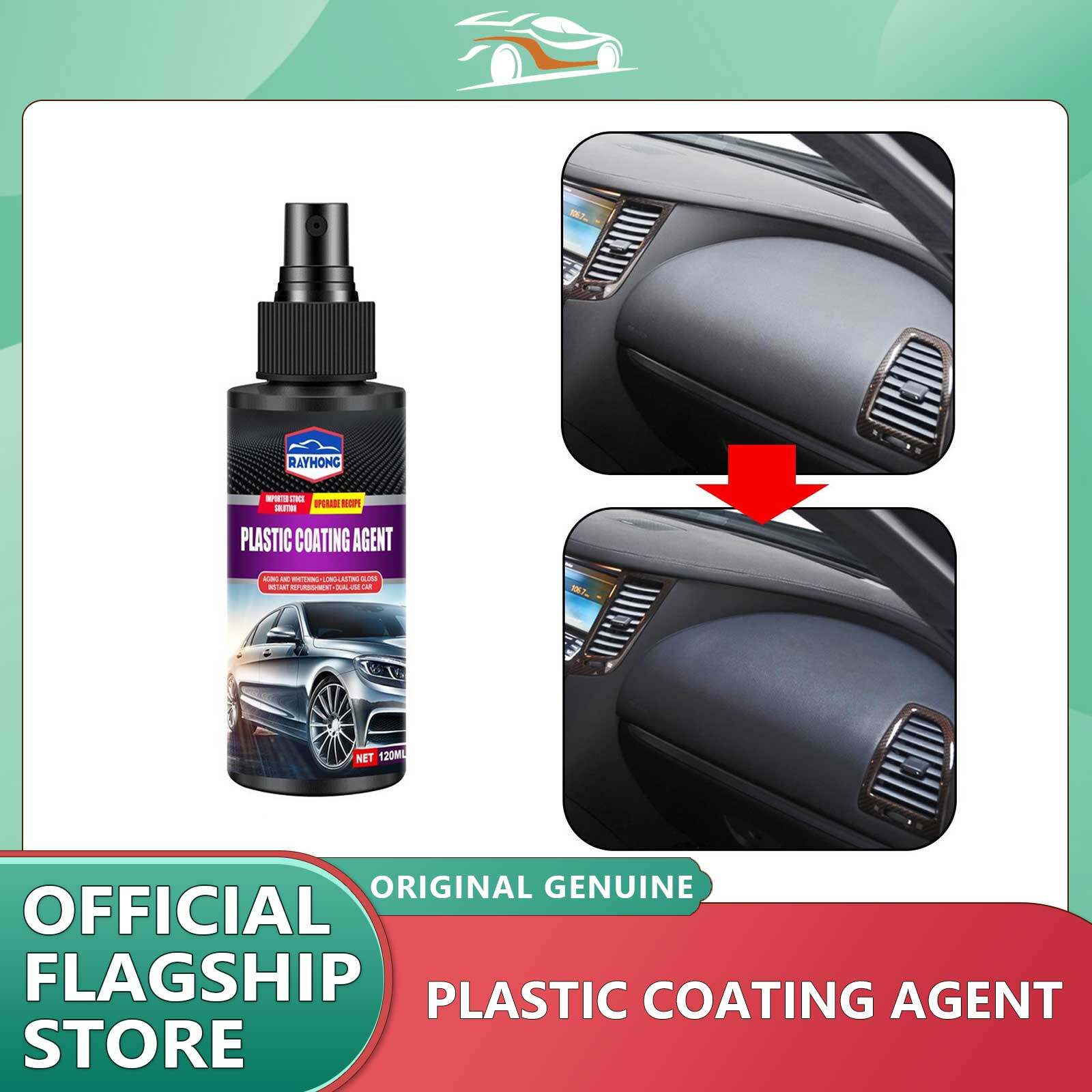Rayhong 120ml Car Leather And Plastic Coating Agent Car Interior Agent Leather Agent Repair Interior Car Cleaner Car Interior Leather Plastic Coating Agent Restore Auto Renovation Restorer Agent Maintenance Car Cleaner ราคา 134 บาท*ส่งฟรี