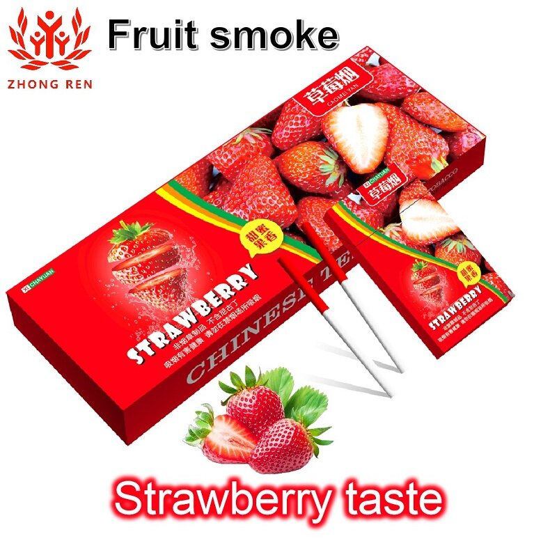 Gambar ?? ??520 ???? ???? ???? 2? 5? 10? Tea smoke Strawberry 520 Fruit flavor Quit smoking with tea Healthy choice 2 packs   5 packs   10 packs