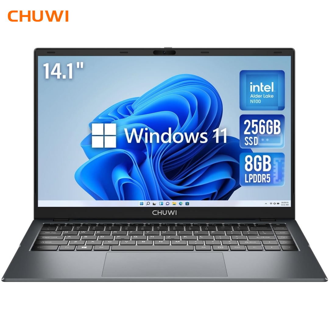 CHUWI GemiBook XPro Laptop brand new original 8GB LPDDR5 256GB SSD Intel N100 UHD Graphics for 12th Gen 14.1'' FHD 1920*1080 Windows 11loptops on sale original ราคา 9,299 บาท*ส่งฟรี