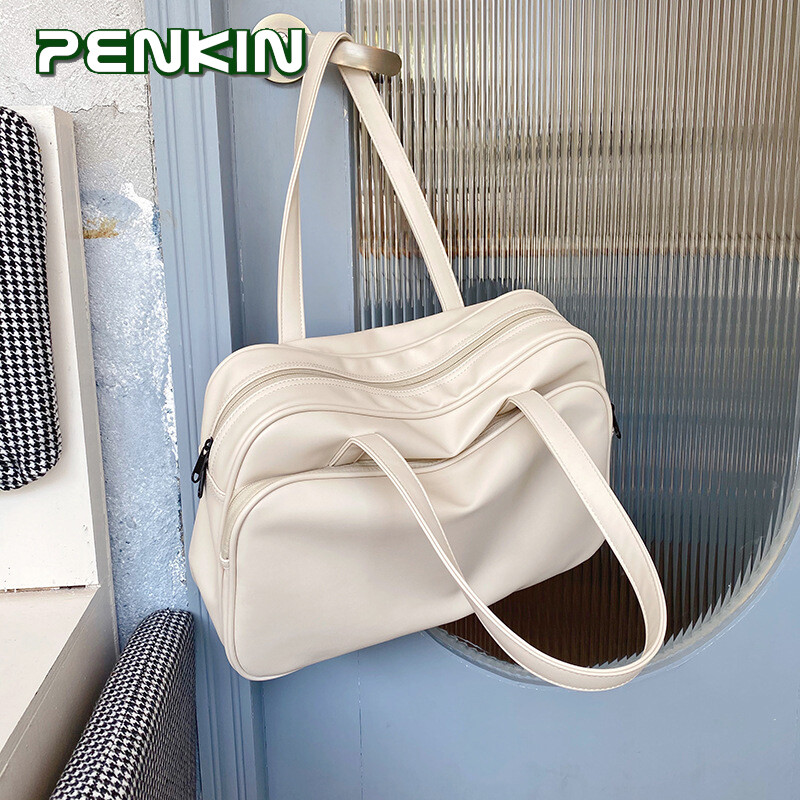 Penkin Women PU Thường Ngày Túi Đeo Vai Túi Tote Sức Chứa Lớn Túi Vali Du Lịch Cho Bé Gái