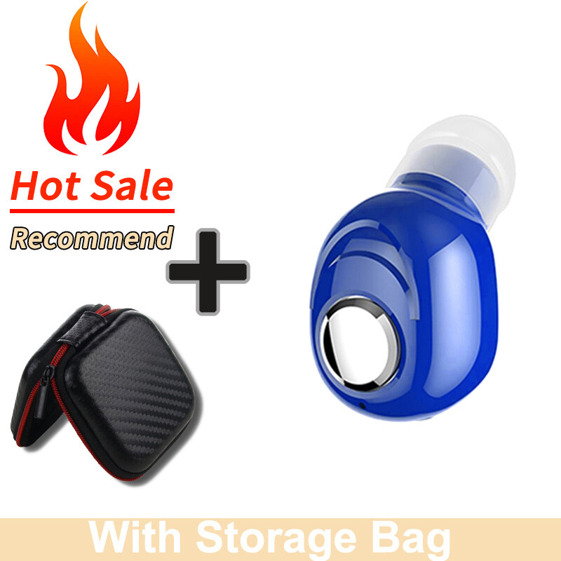 Vaorlo bluetooth mini Tai nghe trong tai di động vô hình độ trung thực cao không dây Tai nghe kèm Micro tai nghe thể thao điện tử rảnh tay cho tất cả điện thoại thông minh