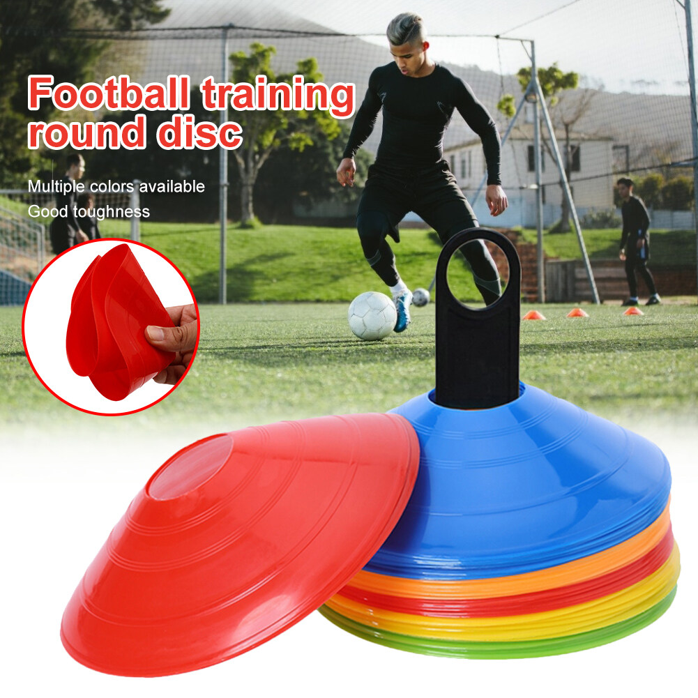 10Pcs/Set Training Cones Soccer Football Agility Marker Marking Sports Cone New 