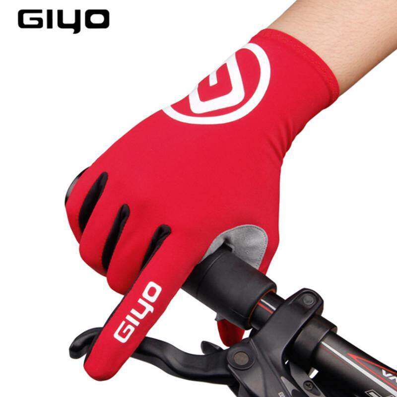 Giyo găng tay đạp xe thể thao gel dài toàn ngón có màn hình cảm ứng găng tay đua xe đạp đường trường mtb găng tay xe đạp nam nữ găng tay đua xe đạp đua xe đạp đường trường mtb phụ kiện xe đạp