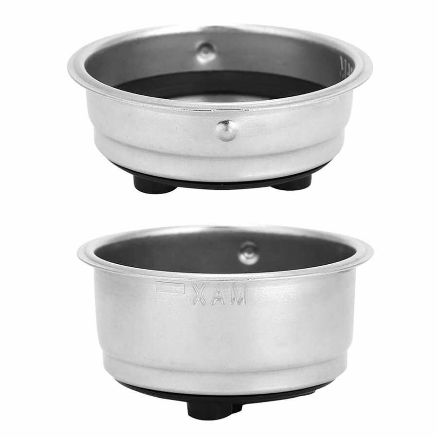 Gambar Coffee Filter Basket Cup Coffee Dripper Detachable Stainless Steel Coffee Filter Basket Strainer Coffee Machine Accessories