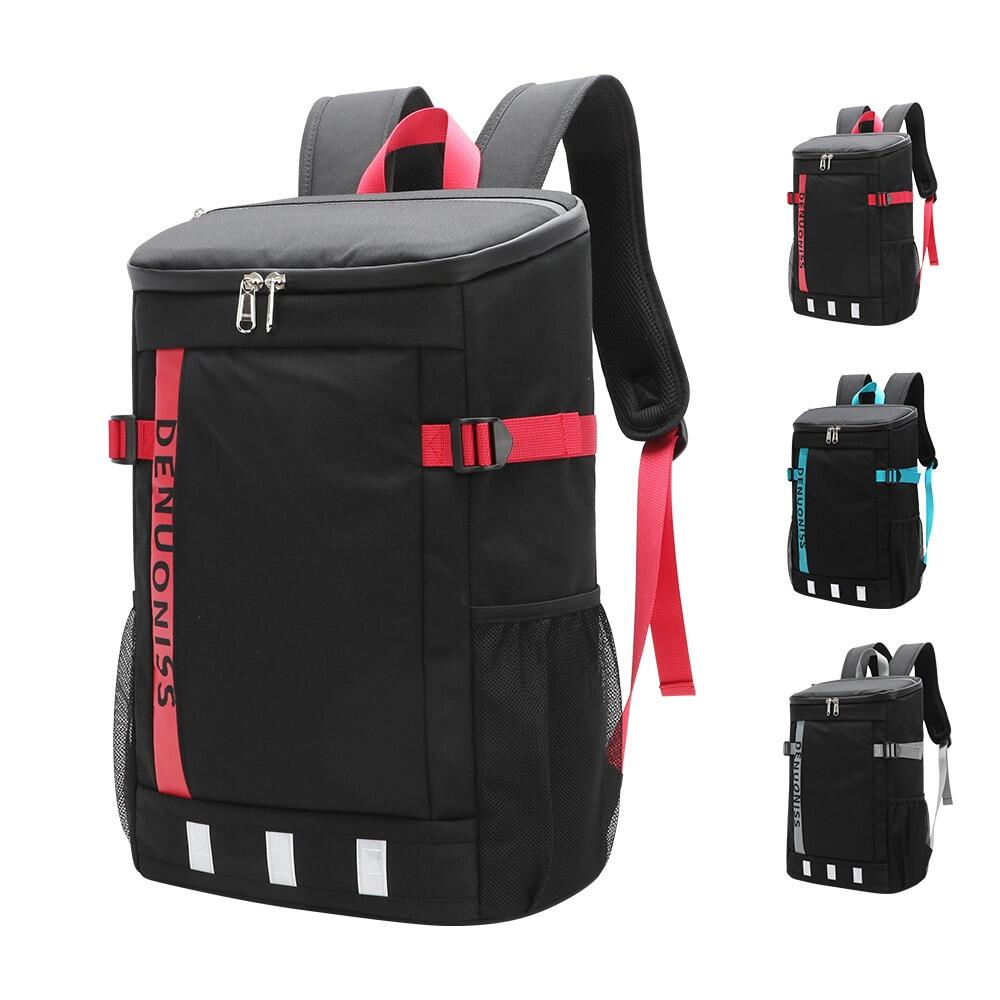 Gambar Thermal Lunch Bag Cooler Backpack For Food Refrigerator Ice Beer With Bottle Opener Large Capacity Outdoor Travel Picnic Bags