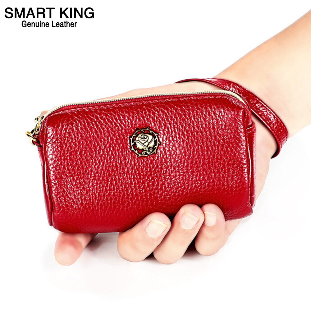 Smart King Thời Trang Mới Dành Cho Nữ Phụ Nữ Túi Tiền Xu Ví Túi Ví Cầm Tay Đa Chức Năng Túi Xách Dễ Thương Túi Chìa Khóa Nhỏ