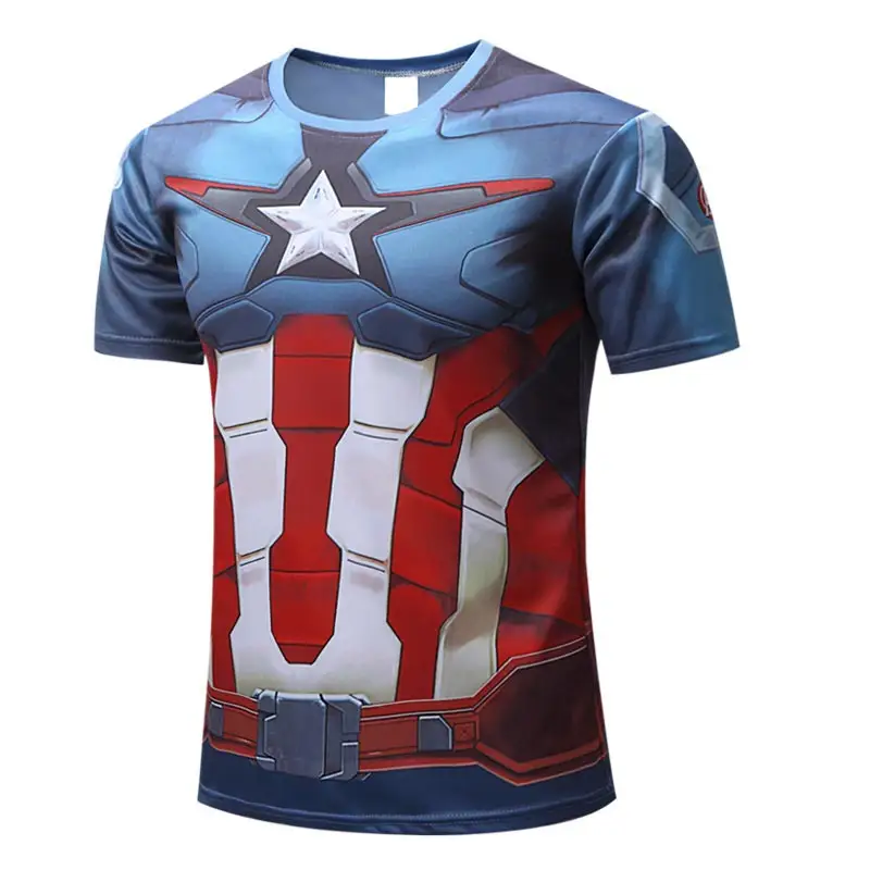 captain america t shirt 4xl