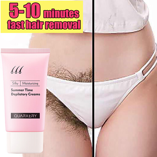 Gambar Hair removal cream 60ml Quick and painless hair removal  inhibit hair growth  private part Professional arms, thighs, underarms Depilation Cream   for Women men
