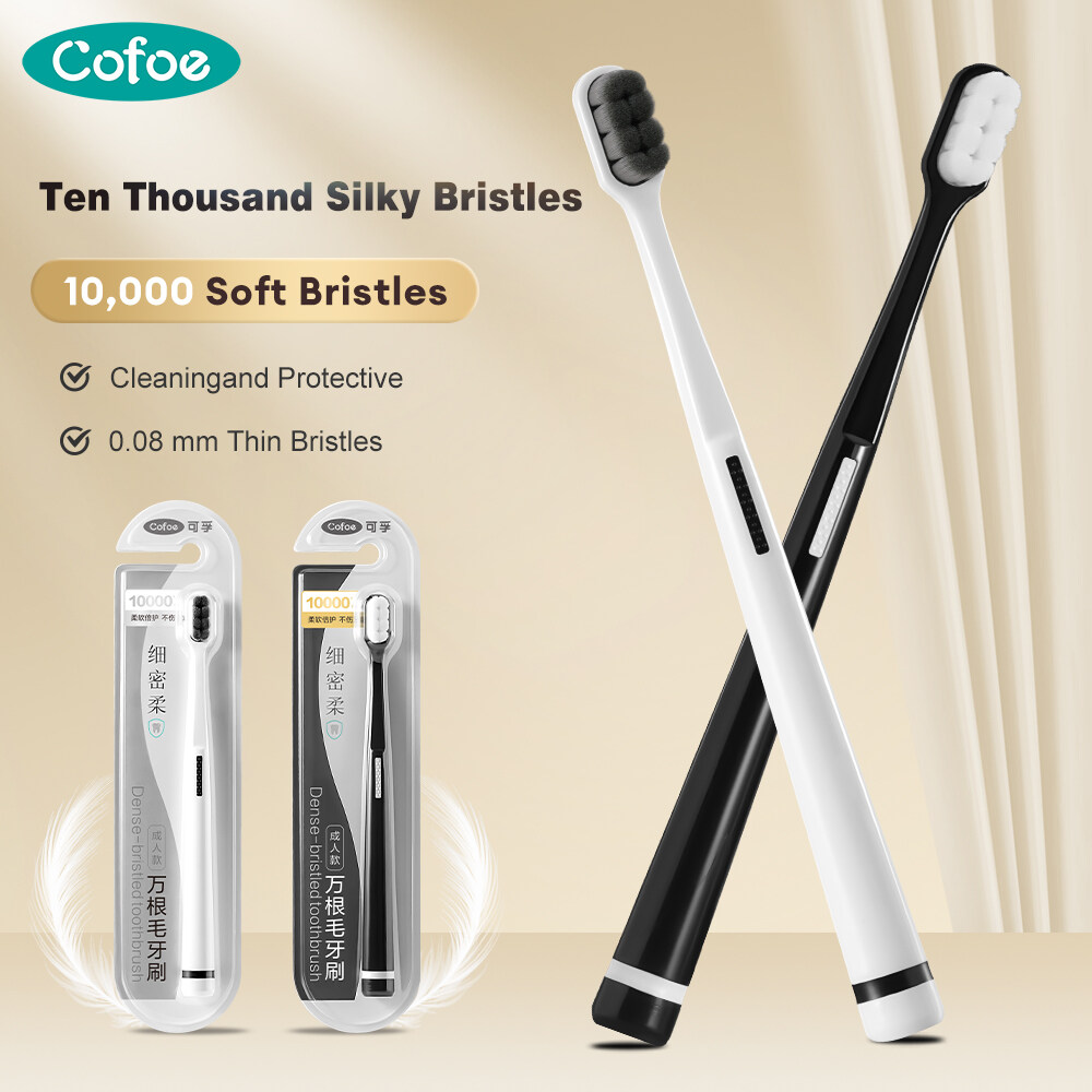 Cofoe Ultra Soft Adult Toothbrush Sensitive Gum Protection 10