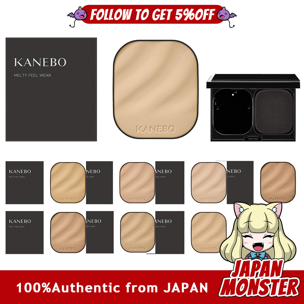 [8Colors 1Item] Kanebo Melty Feel Wear Foundation Refill 11g x 1 Compact Case Ocher Pink Ocher Beige Japan